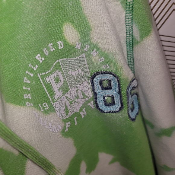 Bleached out lime Pink hoodie - Picture 8 of 8